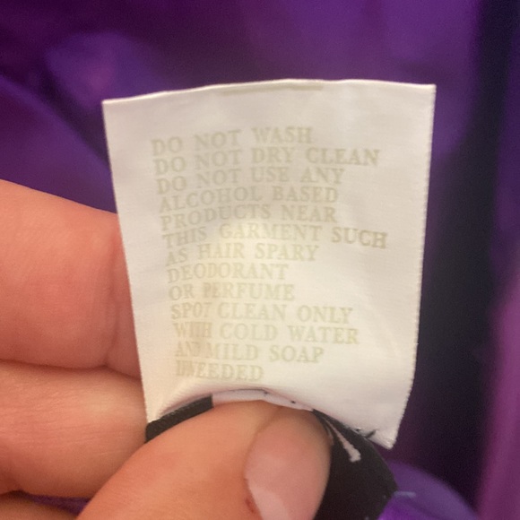 Purplish full length gown in excellent condition:) - Picture 4 of 6